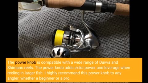 Buyer Comments: GOMEXUS Power Knob Compatible for Daiwa Tatula LT Saltist Back Bay 3000 4000 Sh...