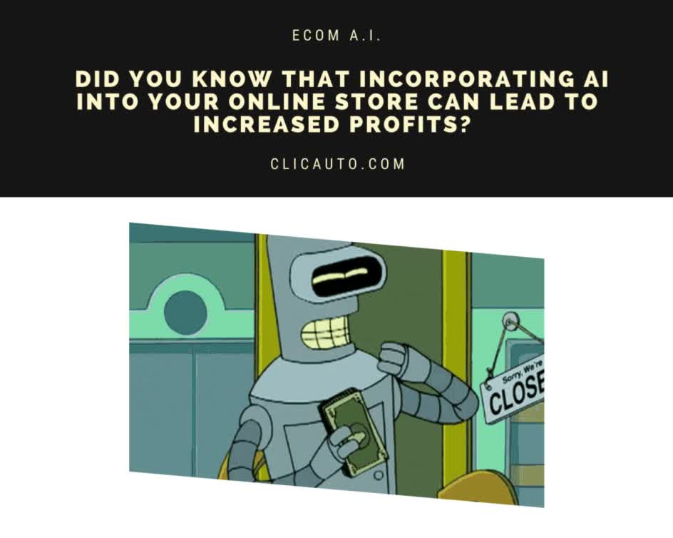🤔 DID YOU KNOW that incorporating AI into your online store can lead to increased profits?