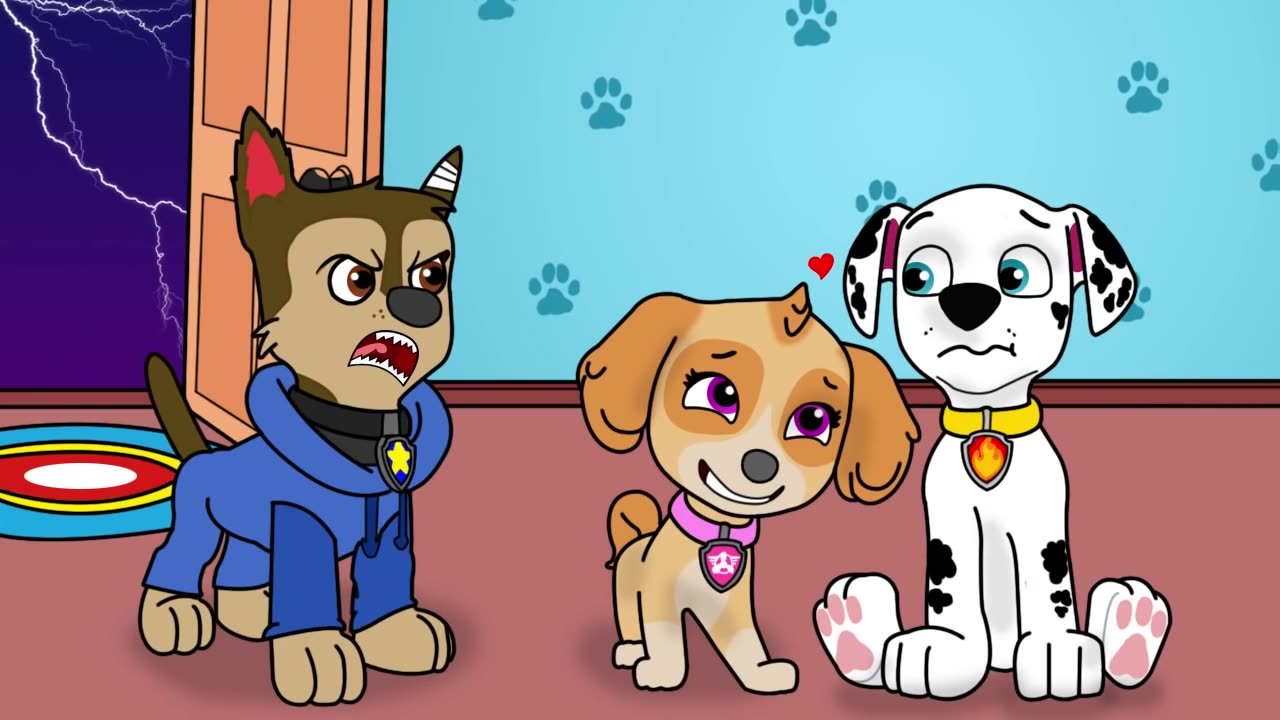 How to Draw Love Story of Pups