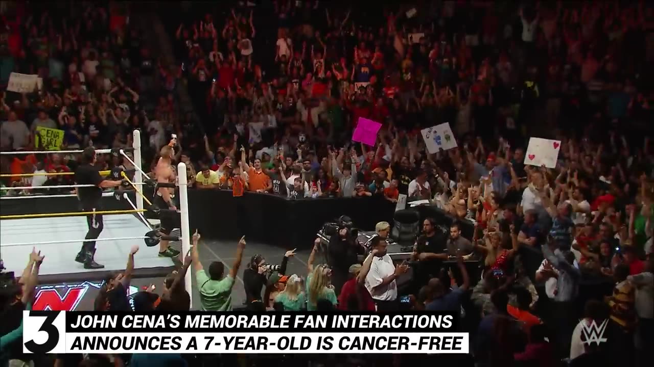 Top 10 John Cena’s memorable fan interactions /12-06-2022