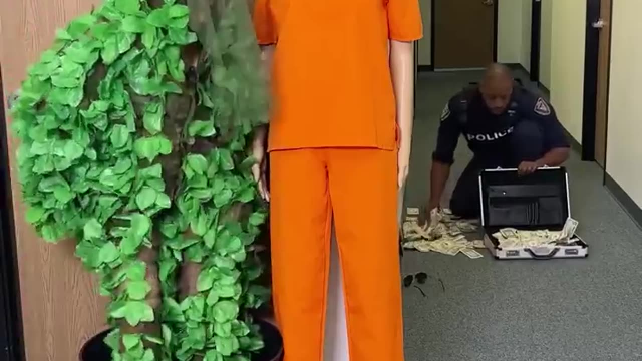 Criminal tricks cop then gets away #shorts