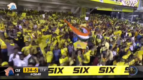 Dhoni on fire csk vs rr