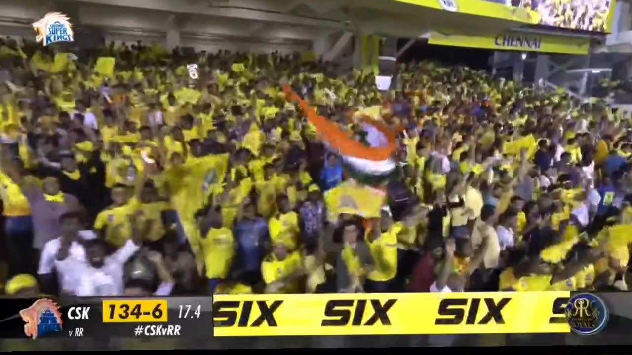 Dhoni on fire csk vs rr