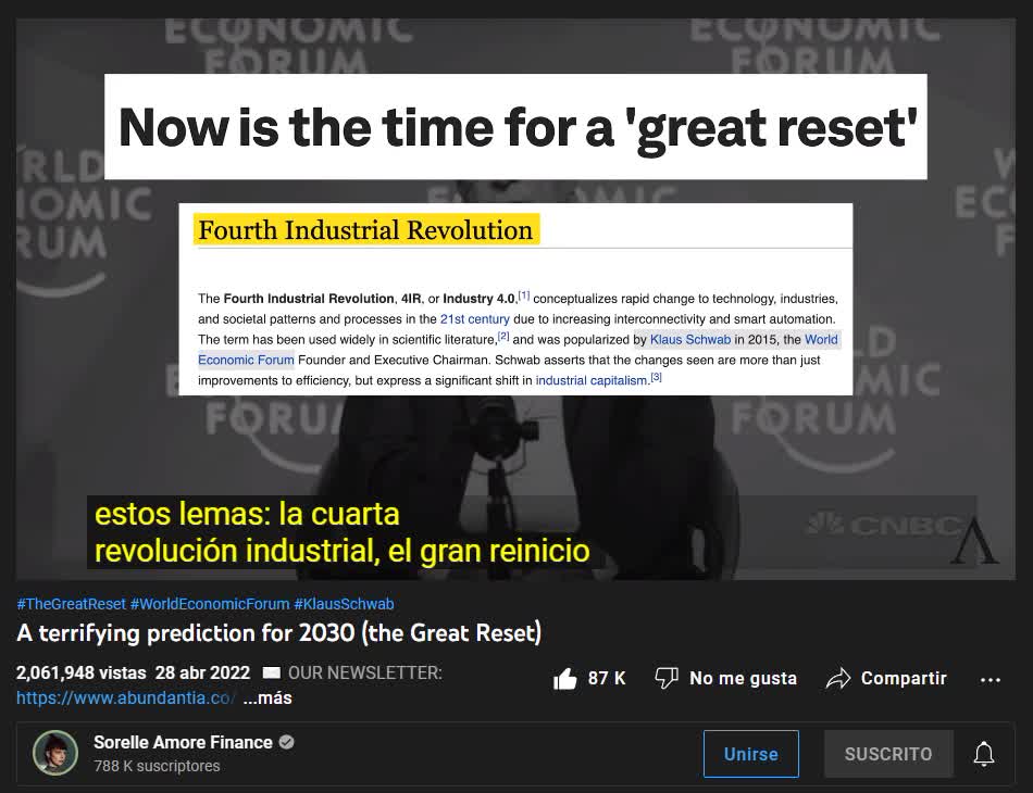 FOURTH INDUSTRIAL REVOLUTION - THE GREAT RESET SUBTITULOS ESPANOL