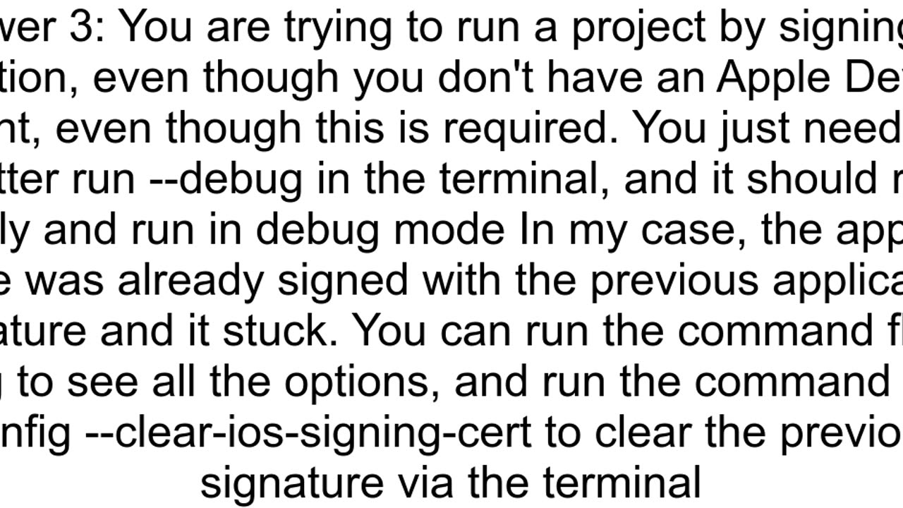 Unable to perform flutter build ios