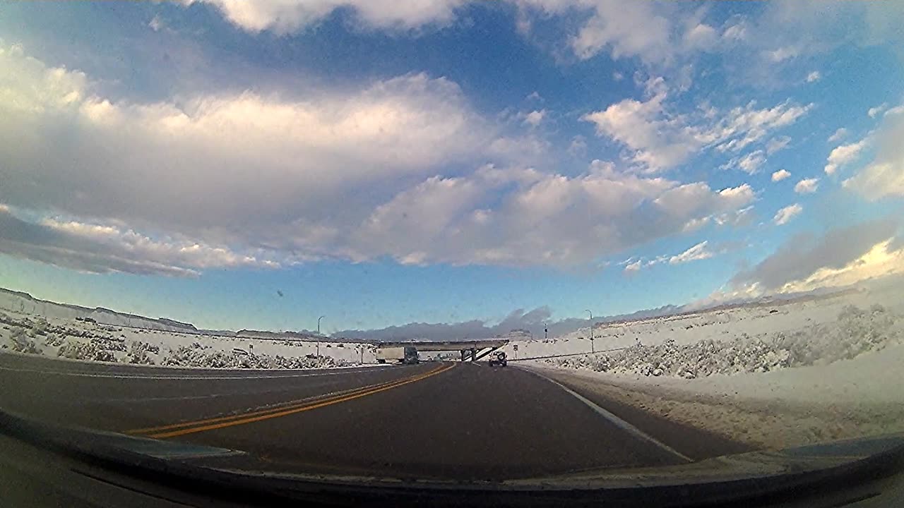 [Utah diaries #4] Through the mountains on a snowy evening