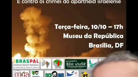 Esquerda brasileira faz ato em defesa do Hamas