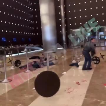 Moscow: GRAPHIC Footage Crocus Town Hall
