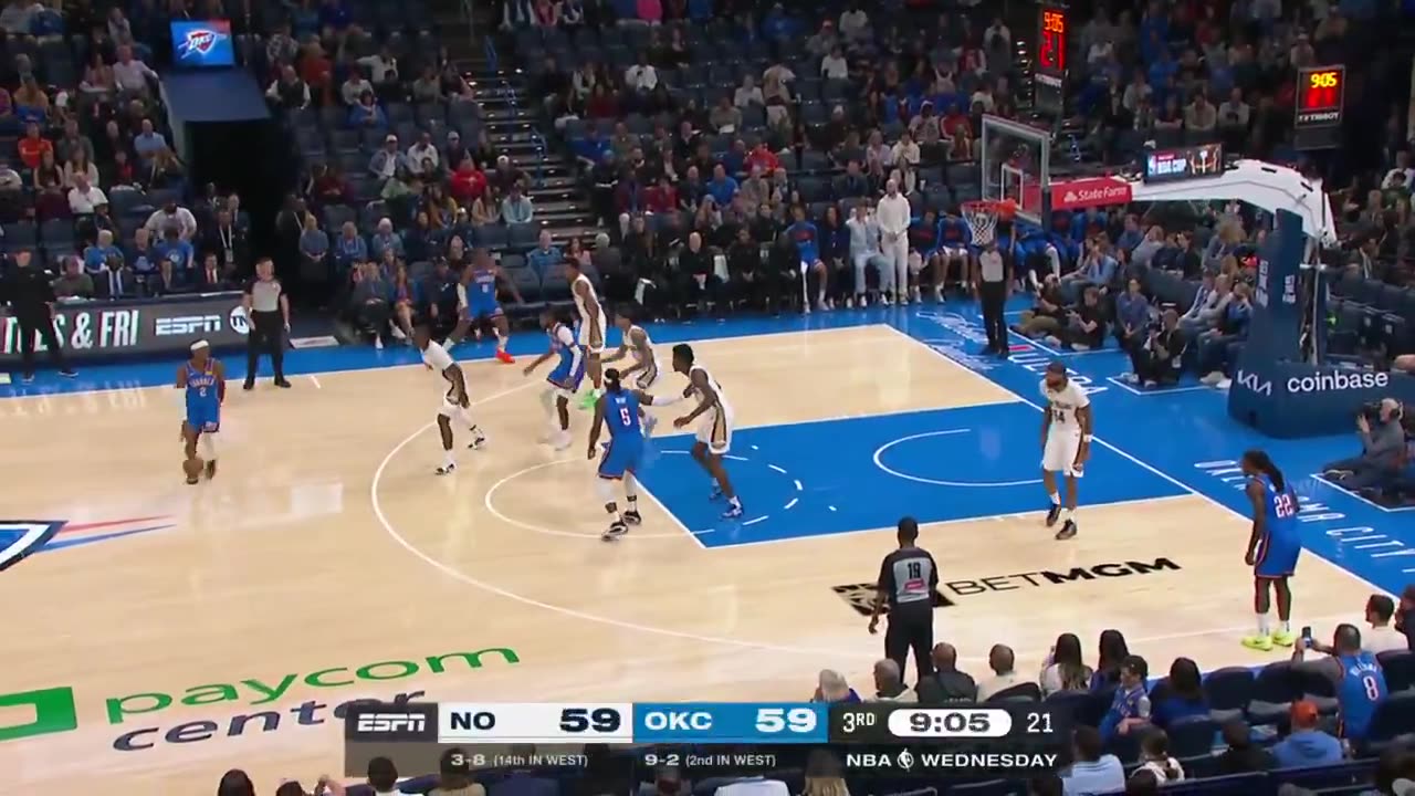 NBA - The best plays from the OKC Thunder win!