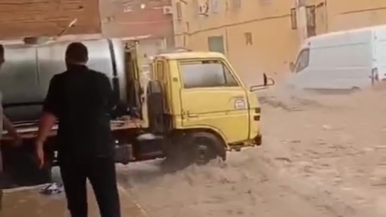 Terrible Floods Due To Torrential Rains In Bou Saada Of M'Sila Province, Algeria | June 4, 2024