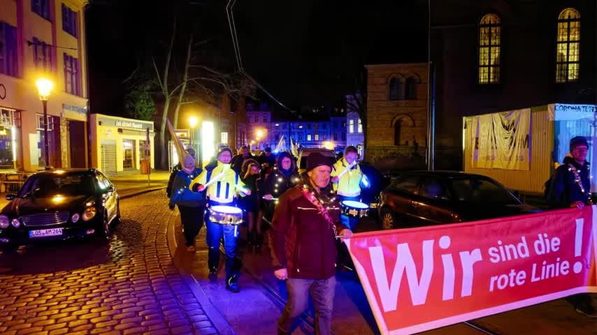 ✌️Demo-📹 vom 16.01.2023. in Köpenick🕊️
