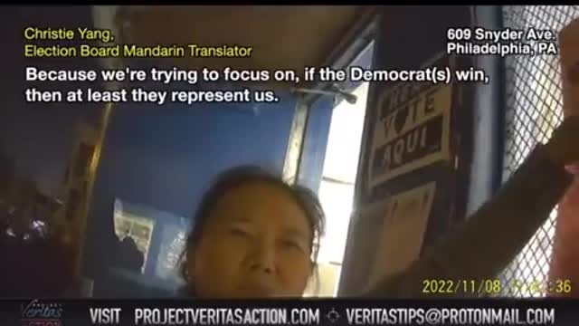 Project Veritas Electioneering Midterm Election Reporting. Bronx and Philadelphia