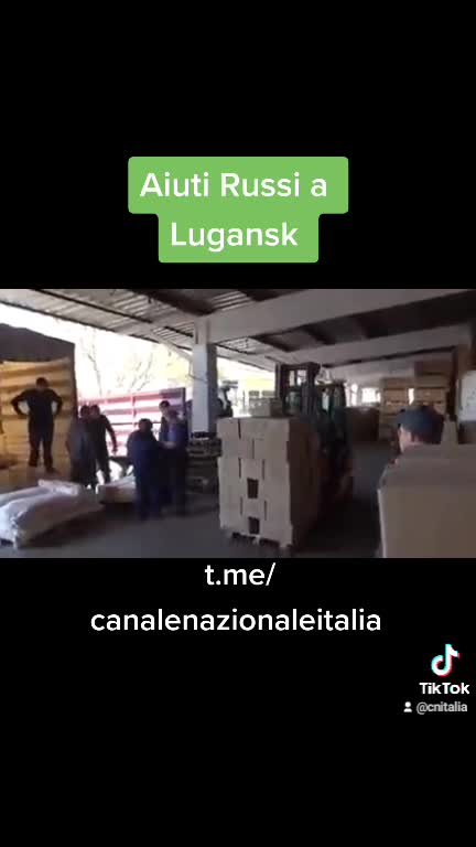 Aiuti Russi alla popolazione