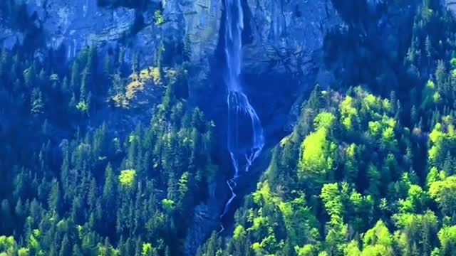 A beautiful waterfall