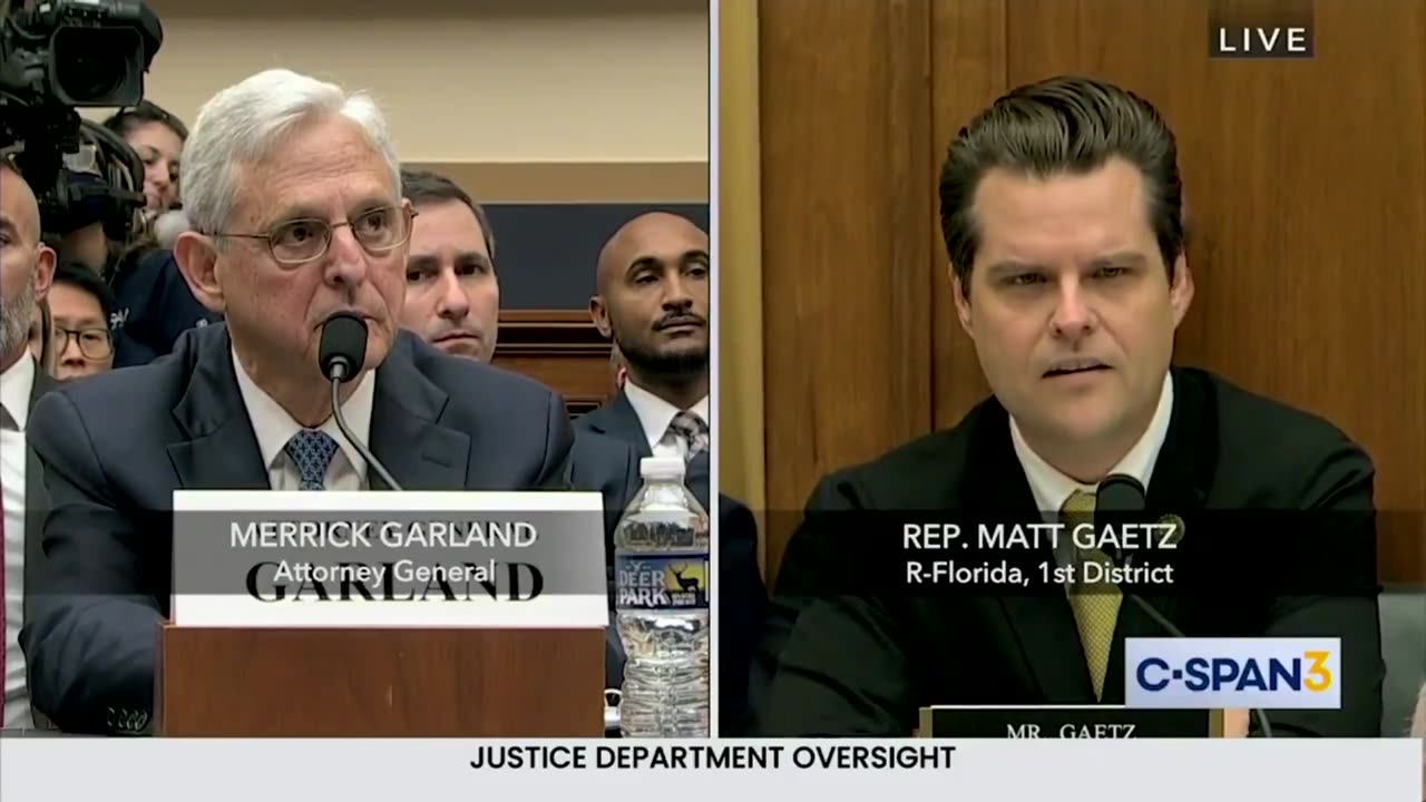 Matt Gaetz to Merrick Garland: 'On January 6th, Did You Lose Count of the Number of Federal Assets?'