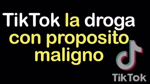 TIKTOK LA DROGA MALIGNA