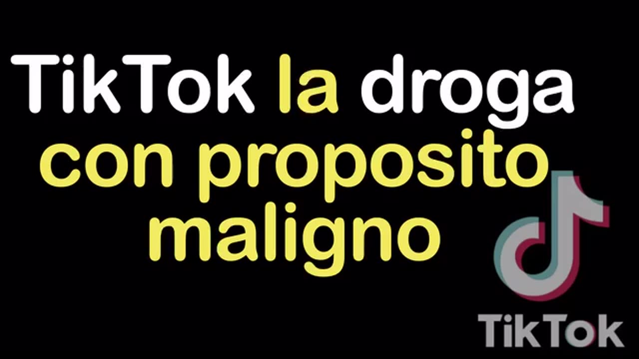 TIKTOK LA DROGA MALIGNA