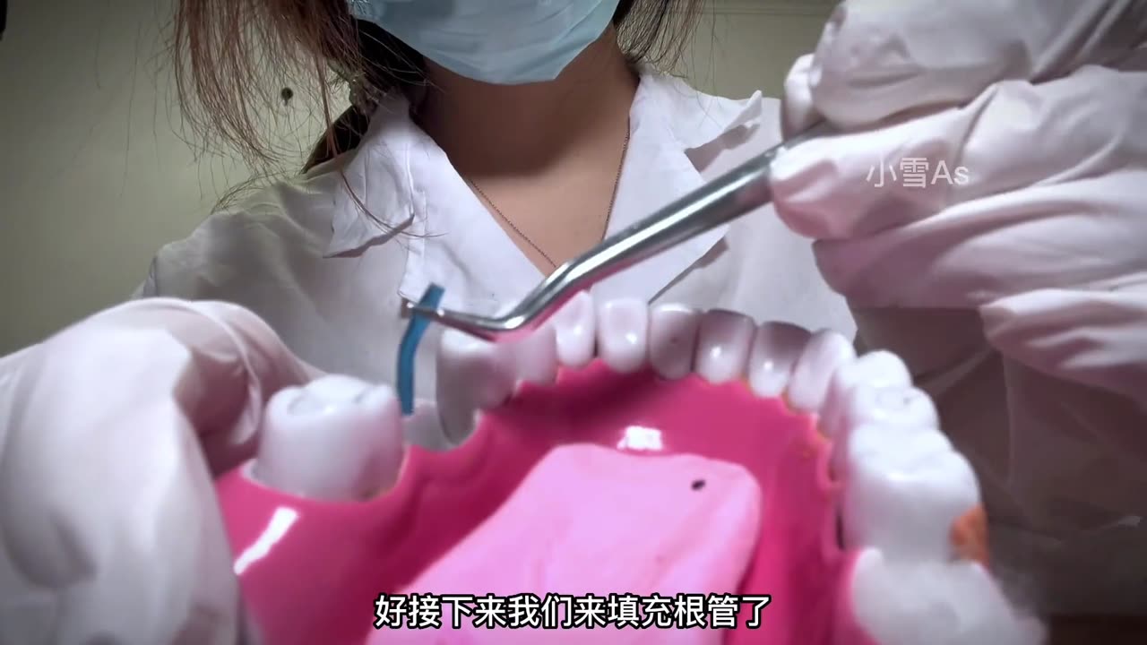 ASMR|Highly reductive scaling Tooth extraction Root canal treatment Scene simulation