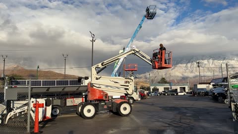 Aerial Boom Lift 2015 Snorkel 4x4 46' Platform Diesel Articulated with Jib Telescopic Manlift