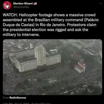 January 6 the real deal not like we had here a fake one brazil is doing it the right way