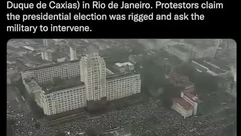 January 6 the real deal not like we had here a fake one brazil is doing it the right way