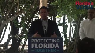 DeSantis Shuts Down Question about "Divided" Republican Party