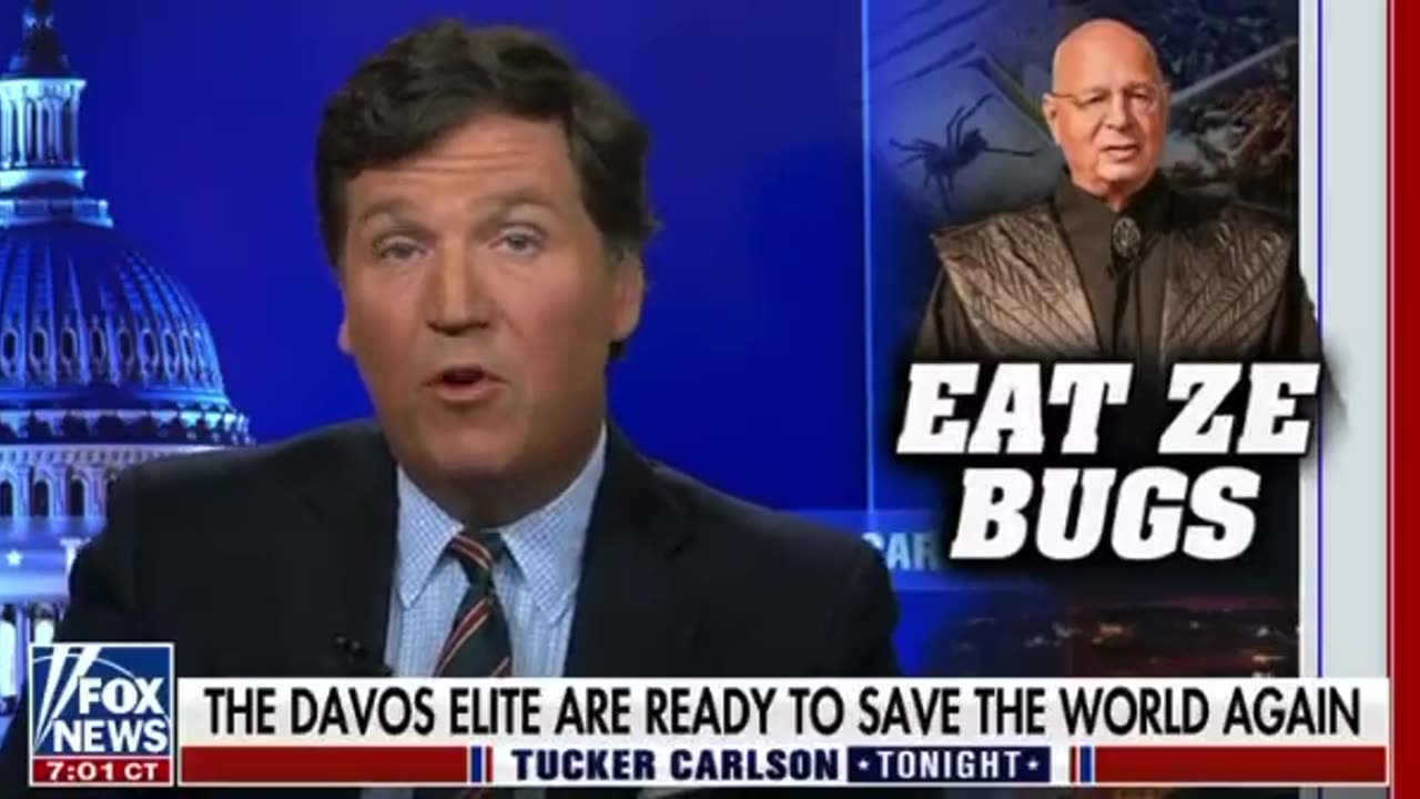 Tucker Carlson just burned the World Economic Forum to the ground.