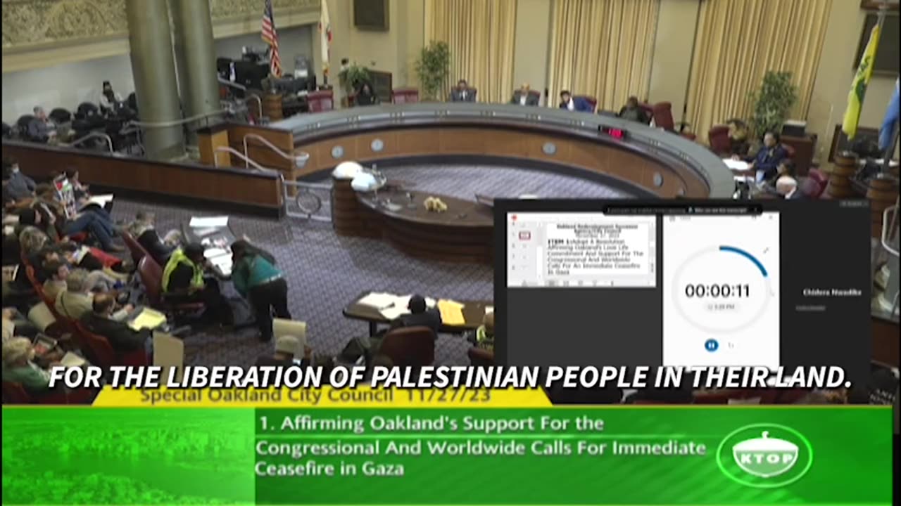 This Is Who They Are: INSANE Libs Take Over City Council Meeting to Defend Hamas!