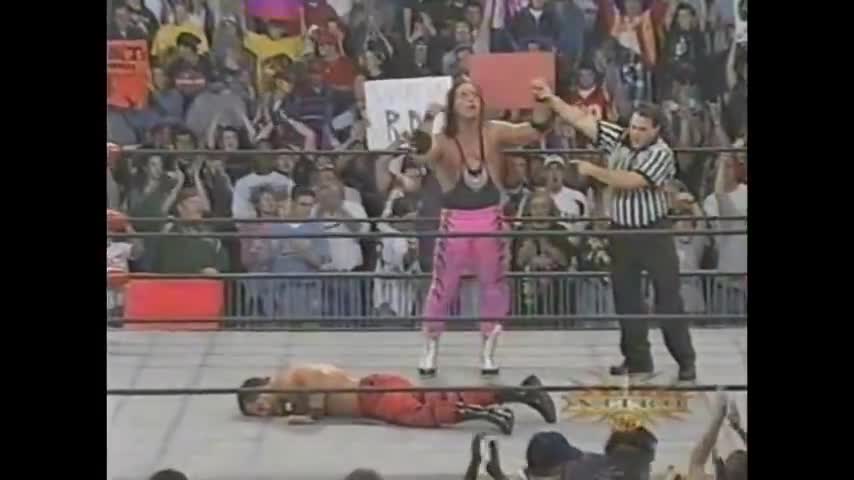 1999 Bret Hart vs Chris Benoit Owen Hart Tribute Match