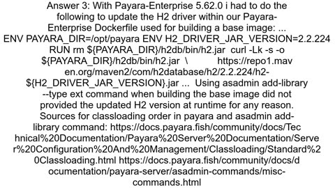 Connecting to h2 database with Glassfish