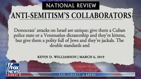 Mark Levin goes 16 full minutes thanking FOX and calling out antisemitism