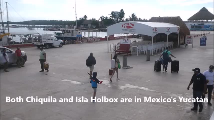 The Ferry in Chiquila, Quitana Roo, Mexico