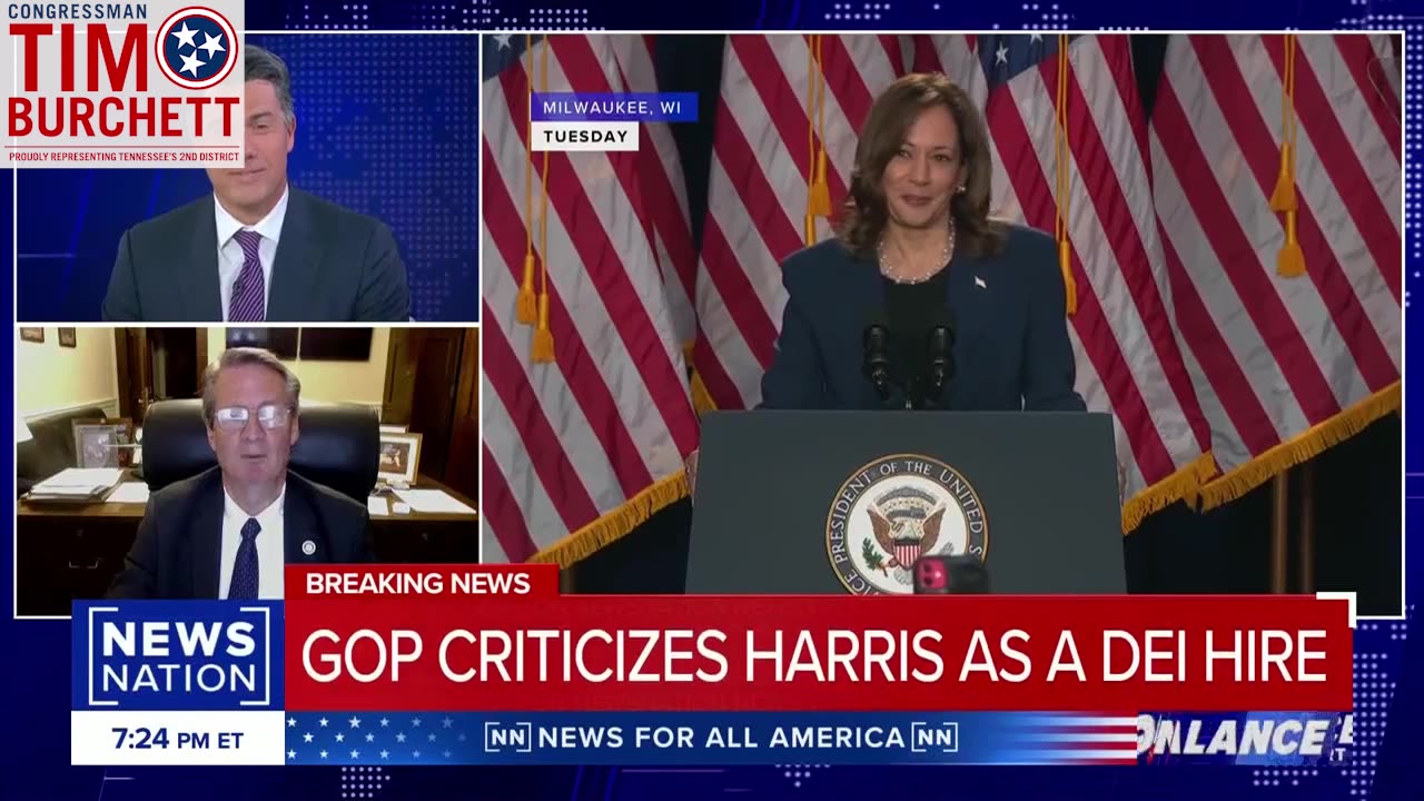 Rep. Burchett on DEI VP Kamala Harris