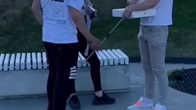 Funny prank of blind man drop iphone| social experiment