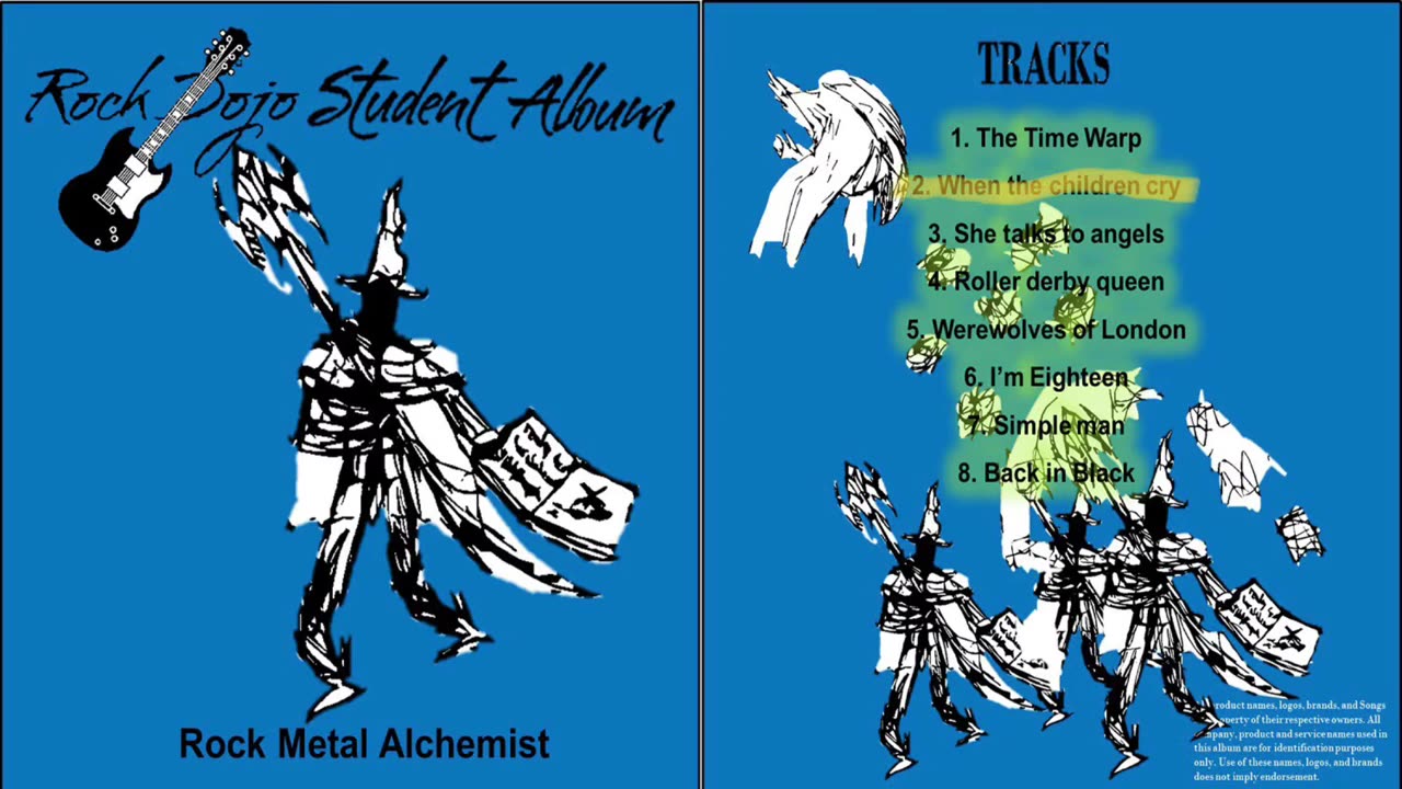 Rock Dojo Student Album #16 “Rock Metal Alchemist”: When the Children Cry (White Lion Cover) Track 2