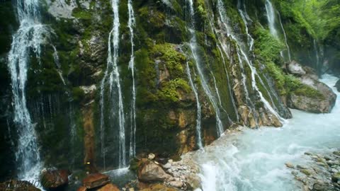 Wimbachklamm Waterfalls - Beautiful Scenic Spot