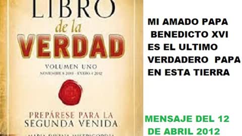 mensaje de jesus a maria divina misericordia - ultimo papa benedicto xvi