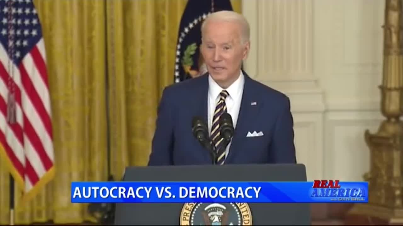 BIDEN: DEMOCRACY VS. AUTOCRACY