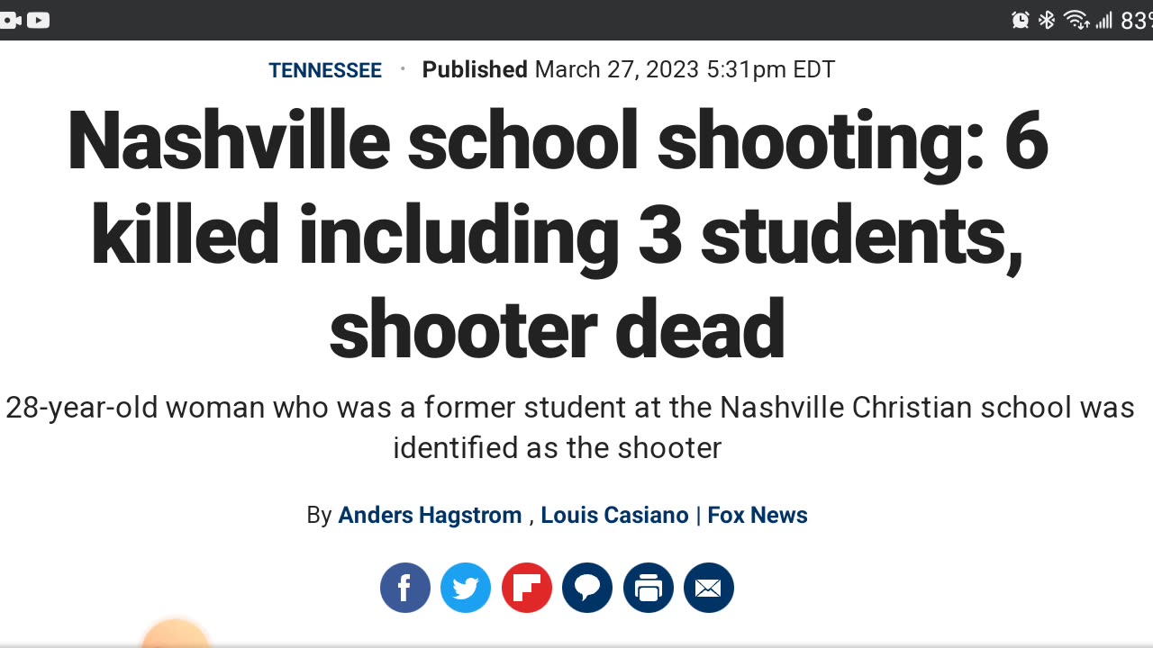 Trans terrorist shoots up Christian school! My thoughts.