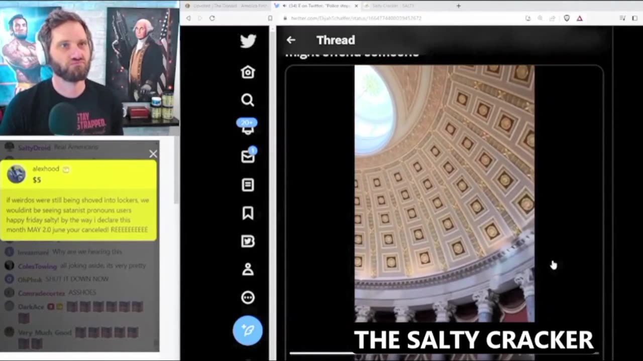 SALTY CLIP 98 CAPITOL POLICE SHUT DOWN KIDS SINGING OUR NATIONAL ANTHEM