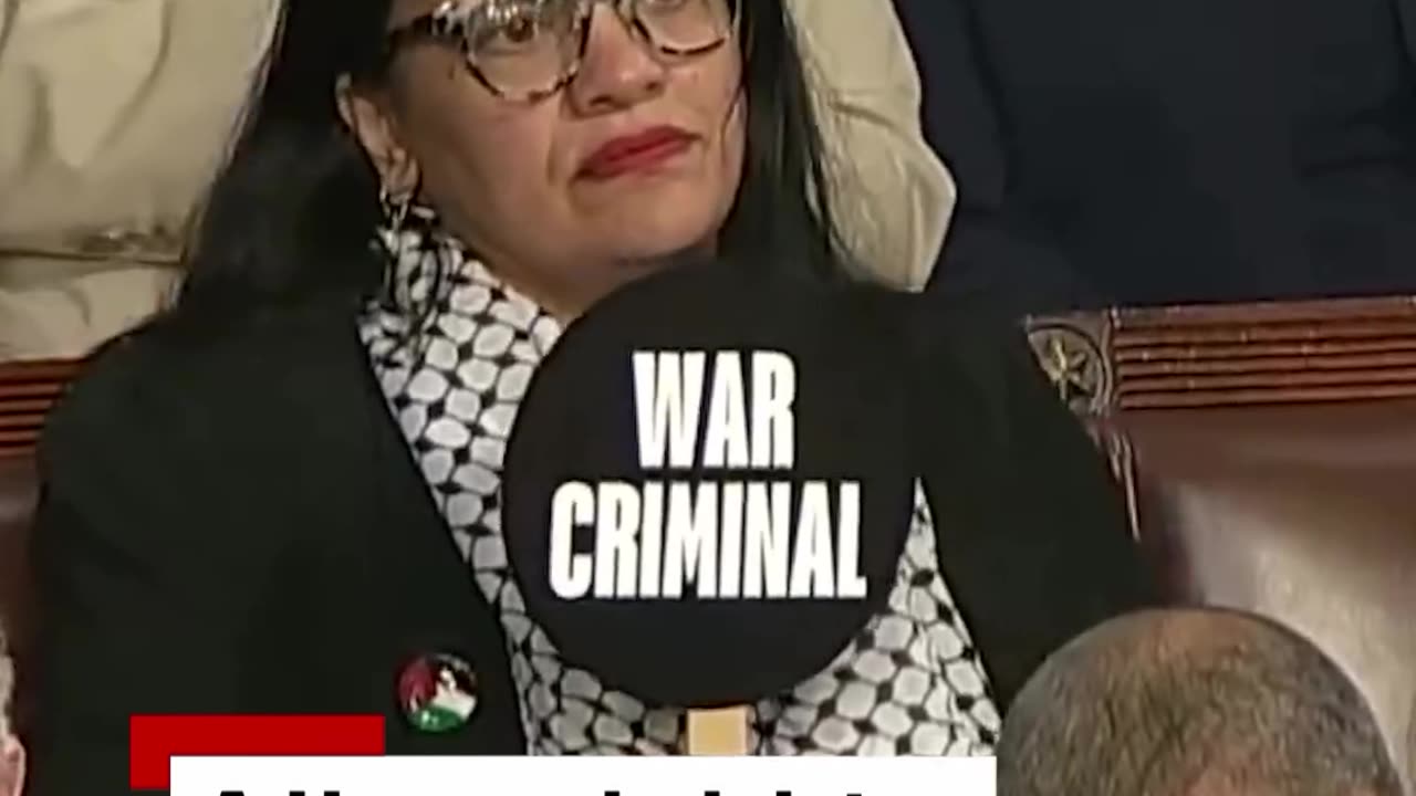 Rashida Tlaib Protests Netanyahu's Speech, Calls Out Alleged War Crimes and Genocide