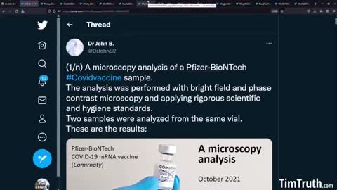 PFIZER VACCINE MICROSCOPE PHOTOS