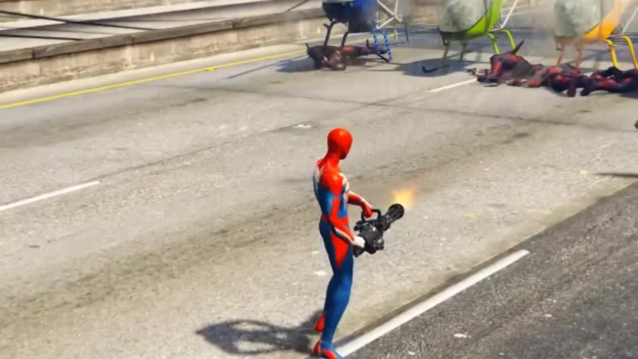 GTA V : SPIDERMAN SAVING DOLPHIN AND BABY 🥺 | #shorts #gta5