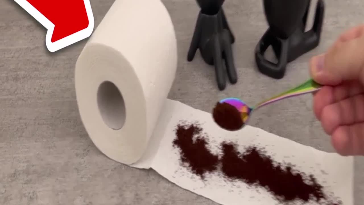 Dump Coffee on Toilet Paper and you will THANK ME FOREVER💥(Surprise)🤯