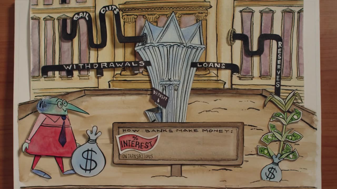 How Banks work or make money