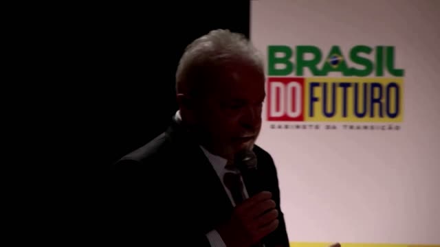 Brazil’s Lula cries as he speaks on hunger fight