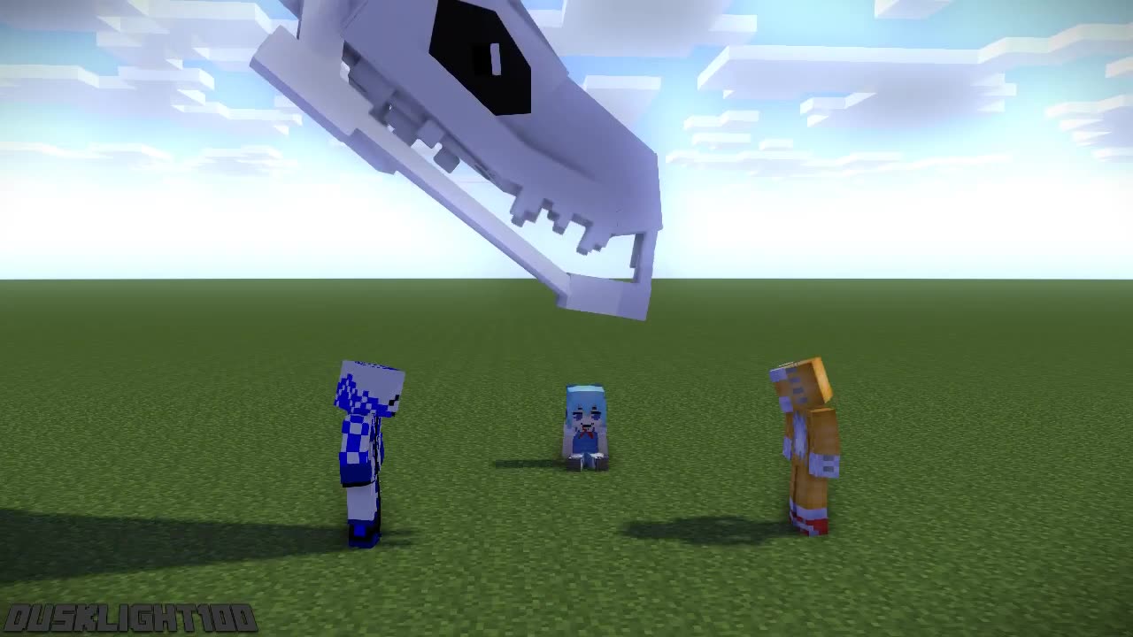 (13+) Error404! Sans vs Tails Doll (Joke Battle) | Minecraft Animation