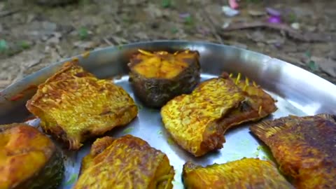 RAW JACKFRUIT FISH RECIPE | village style green jackfruit