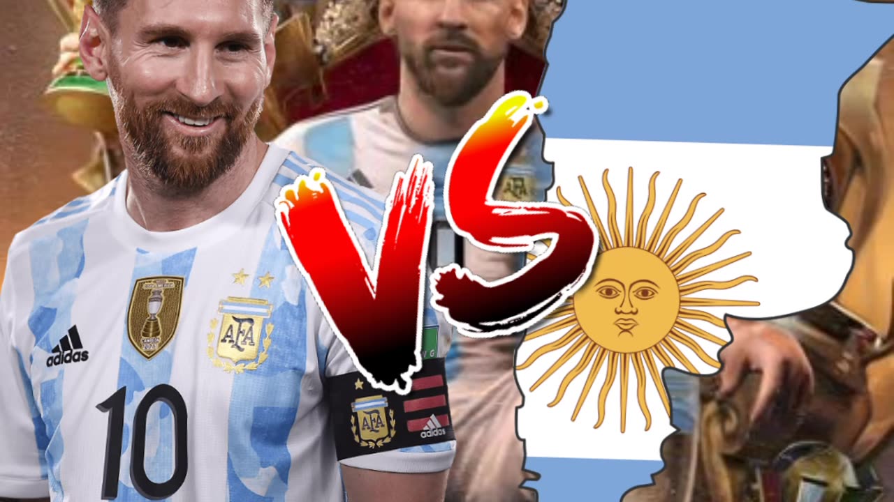 Lionel Messi Vs Argentina Football Players 🏅🤑