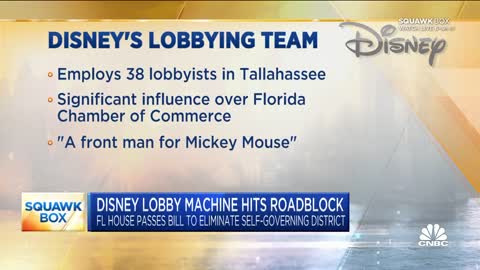 CNBC on the ‘Stunning Defeat’ of Disney’s Lobbying Machine aka the 'Front Man for Mickey Mouse'.